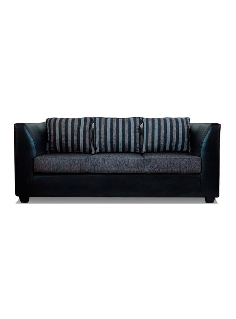 Sofa Valentino 3 Cuerpos Tela/PU Marengo