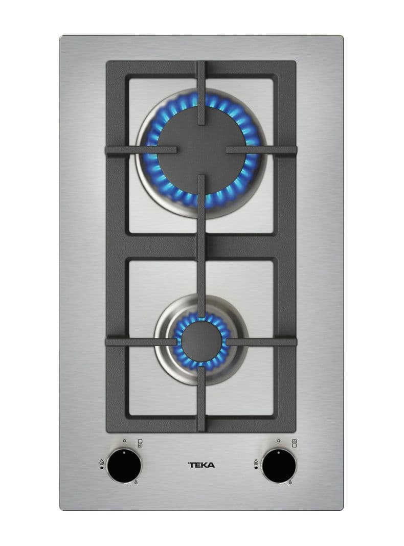 Cocina Encimera a Gas Modular 2 Quemadores EFX 30.1 2G AI AL CI Plata