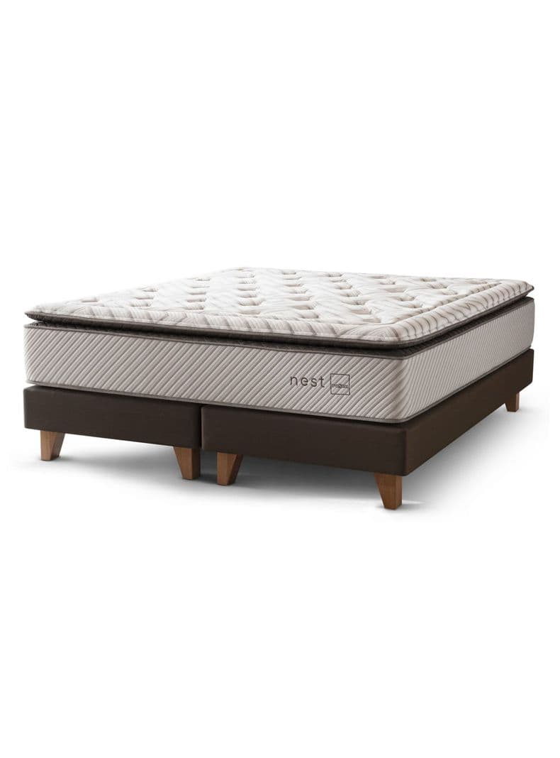 Cama Europea Nest 2 Plazas Base Dividida