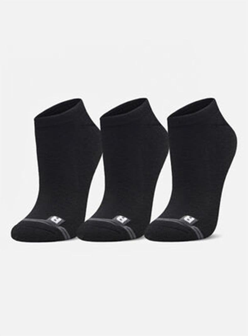 Calcetin Pack No Show Logo Unisex Negro S