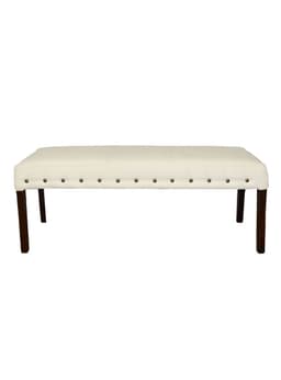 Banqueta Kentucky Tela Blanco