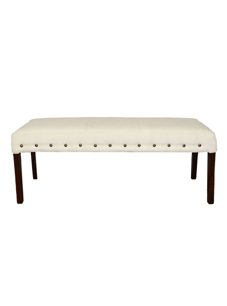 Banqueta Kentucky Tela Blanco