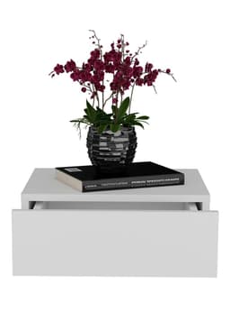 Velador Milano Flotante Blanco