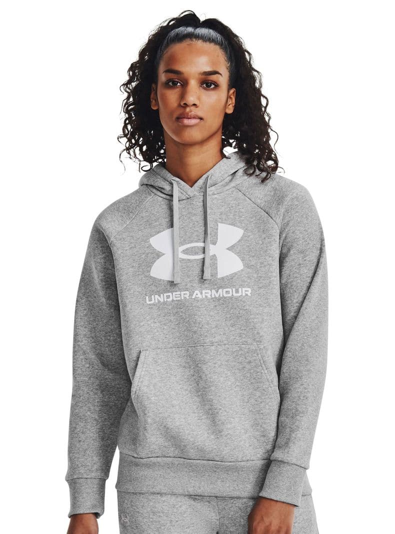 Poleron Rival Fleece Big Log Gris L