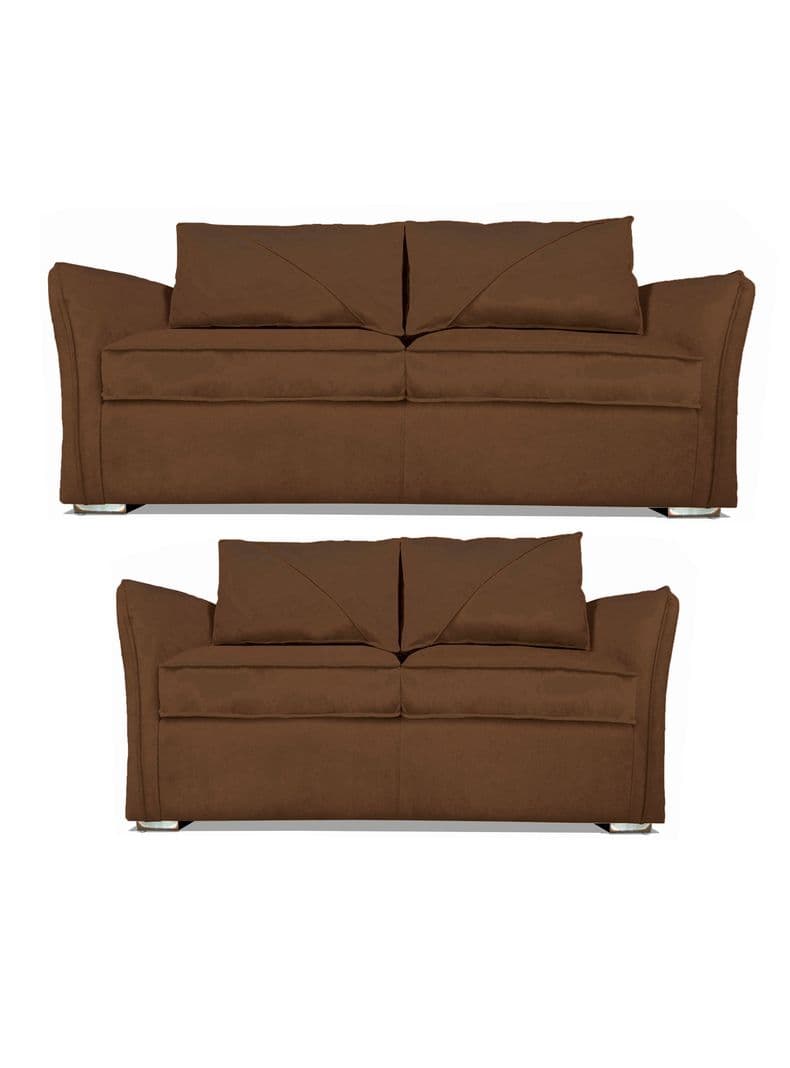 Juego Living Atlanta Sofa 3C + Sofa 2C Cafe
