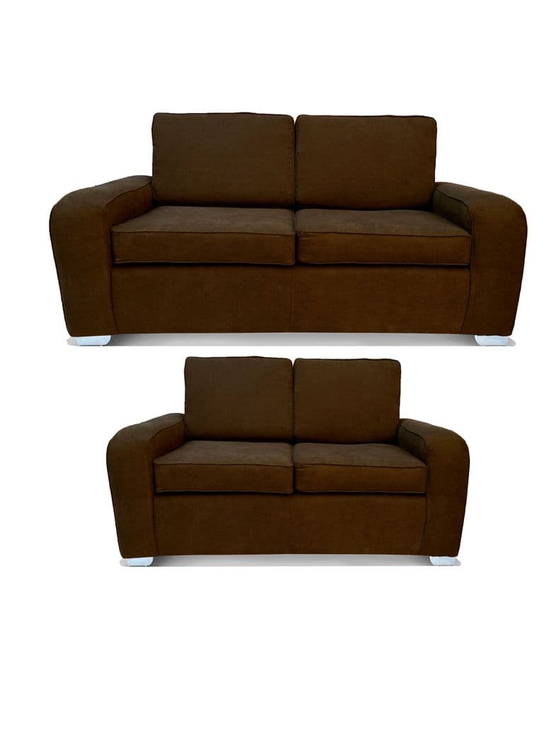 Juego Living Boston Sofa 3C + Sofa 2C Cafe
