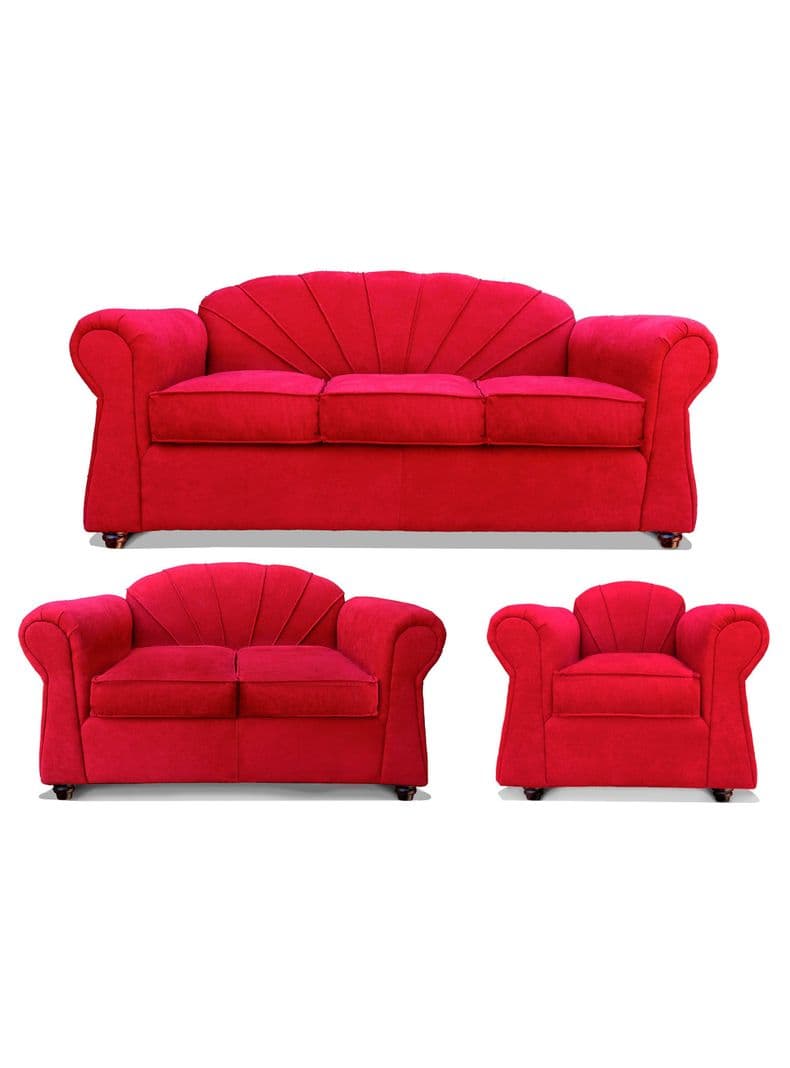 Juego de Living Marsella 6C Rojo