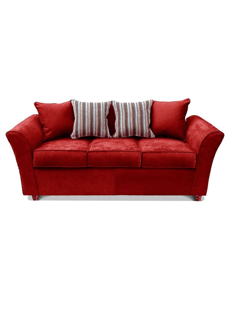Sofa 3 Cuerpos Minesota Rojo