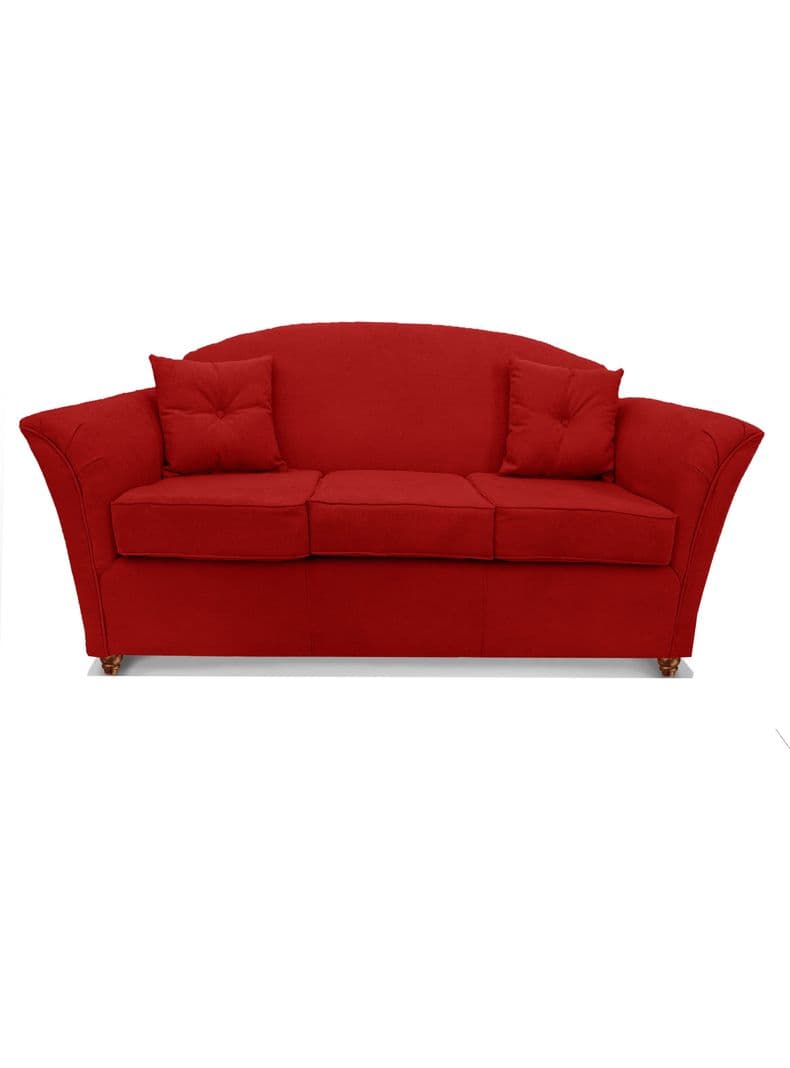 Sofa 3 Cuerpos Oregon Rojo