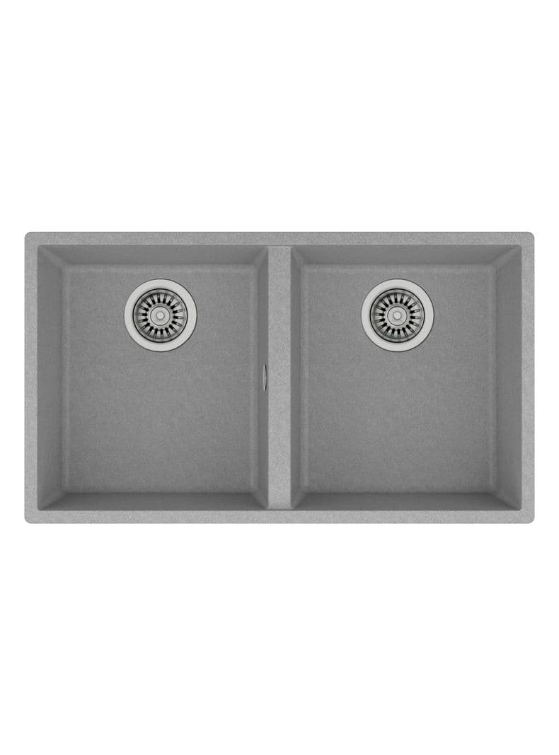 Lavaplatos Granito Bajo Encimera Square 2C-760 Stone Grey
