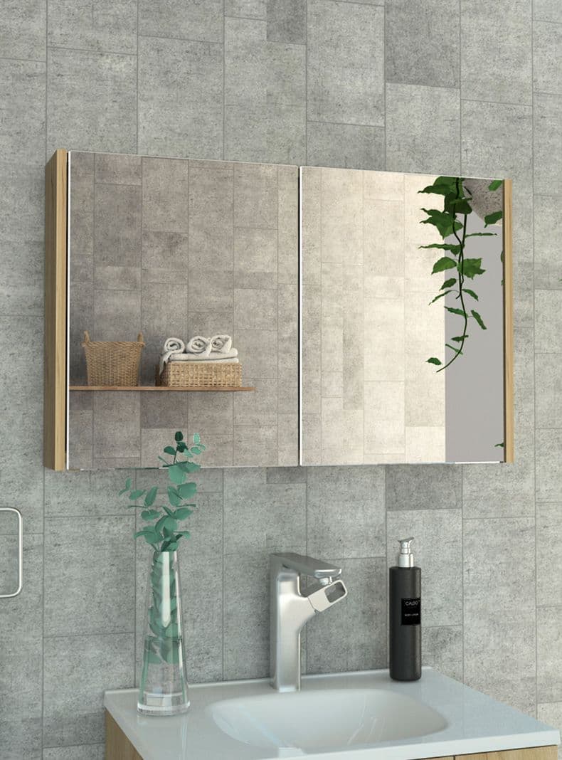 Botiquin con Puerta 80 cm Duna TuHome Cafe Claro