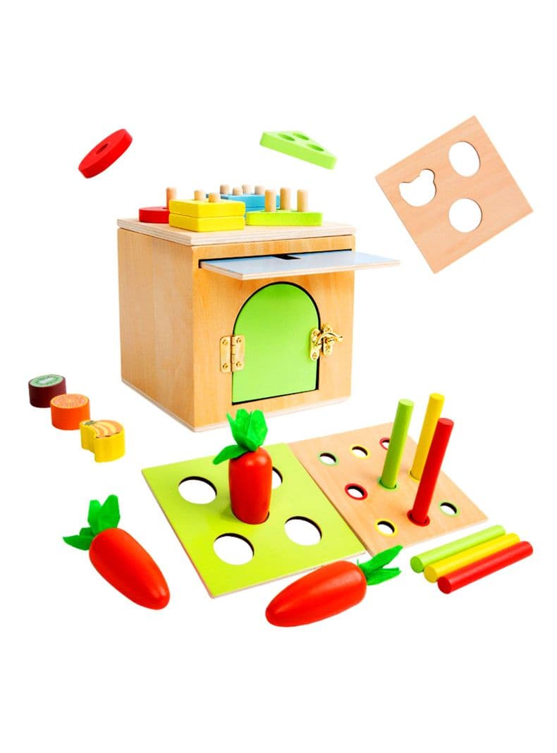 Juguete de Aprendizaje Didactico 6 en 1 Montessori