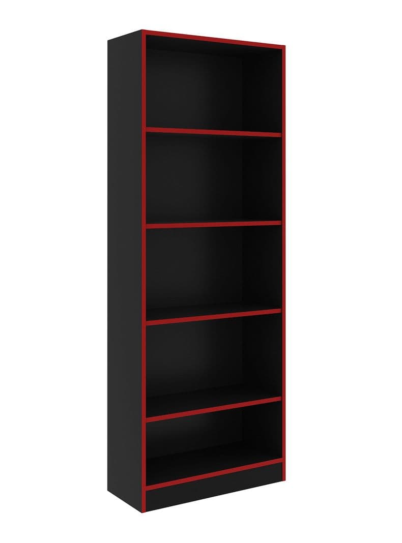 Estante Organizador Gamer con Repisas Me MDP Rojo