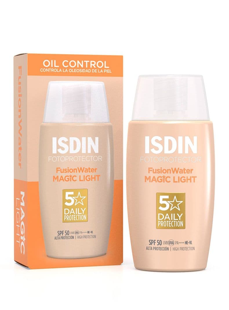 ISDIN Fotoprotector Fusion Water MAGIC Color LIGHT SPF50 50 ml