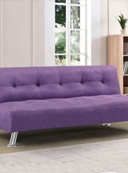 Futon Tela Mandy Morado Claro