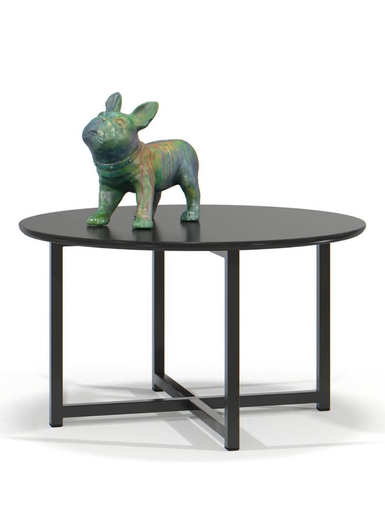 Mesa de Centro Flow 60x60 cm Negro