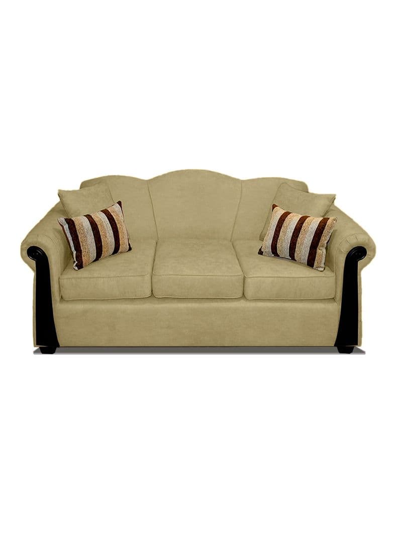 Sofa Michigan 3 Cuerpos Tela Beige