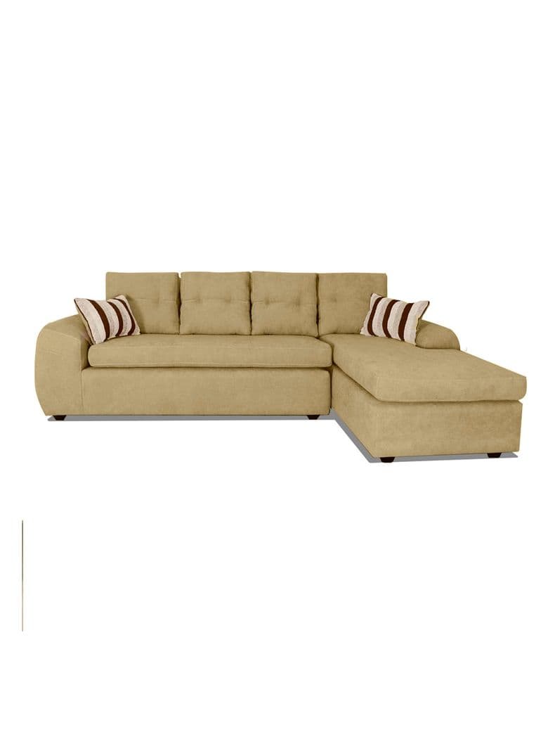 Sofa Seccional Houston Derecho 5C Tela Beige