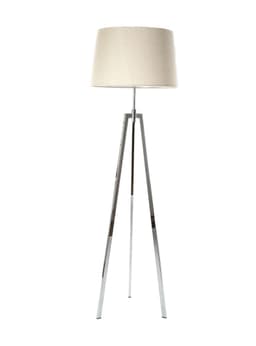 Lampara de Pie Cromo Diseno 3