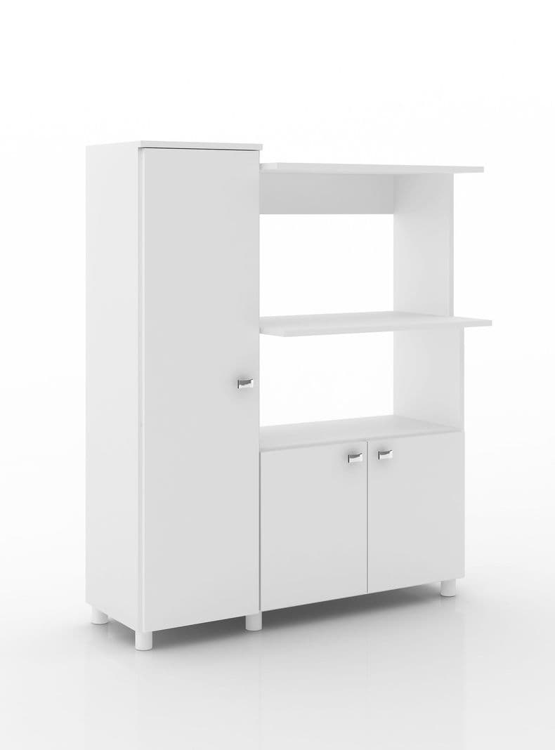 Mueble Organizador de Cocina 3 Puertas Blanco MDP 15mm