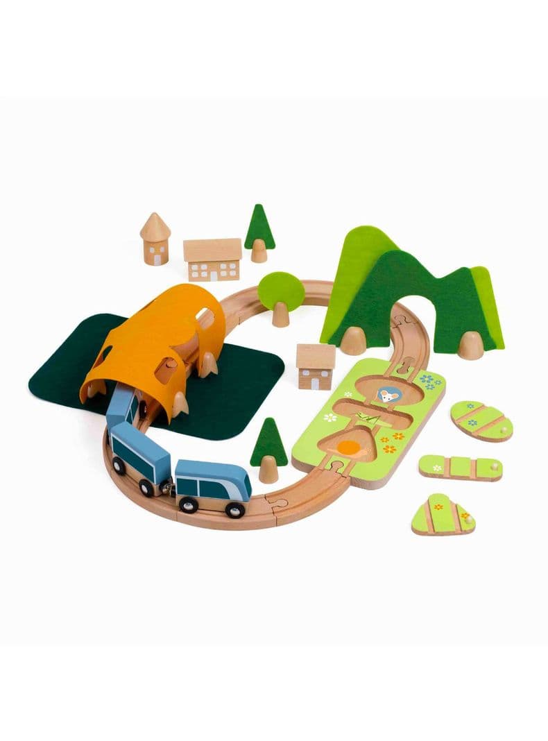 Juego Didactico Pista de Tren Feliz