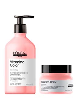 Set Profesional Cuidado del Color Shampoo 500 ml + Mascara 250 ml Vitamino Color
