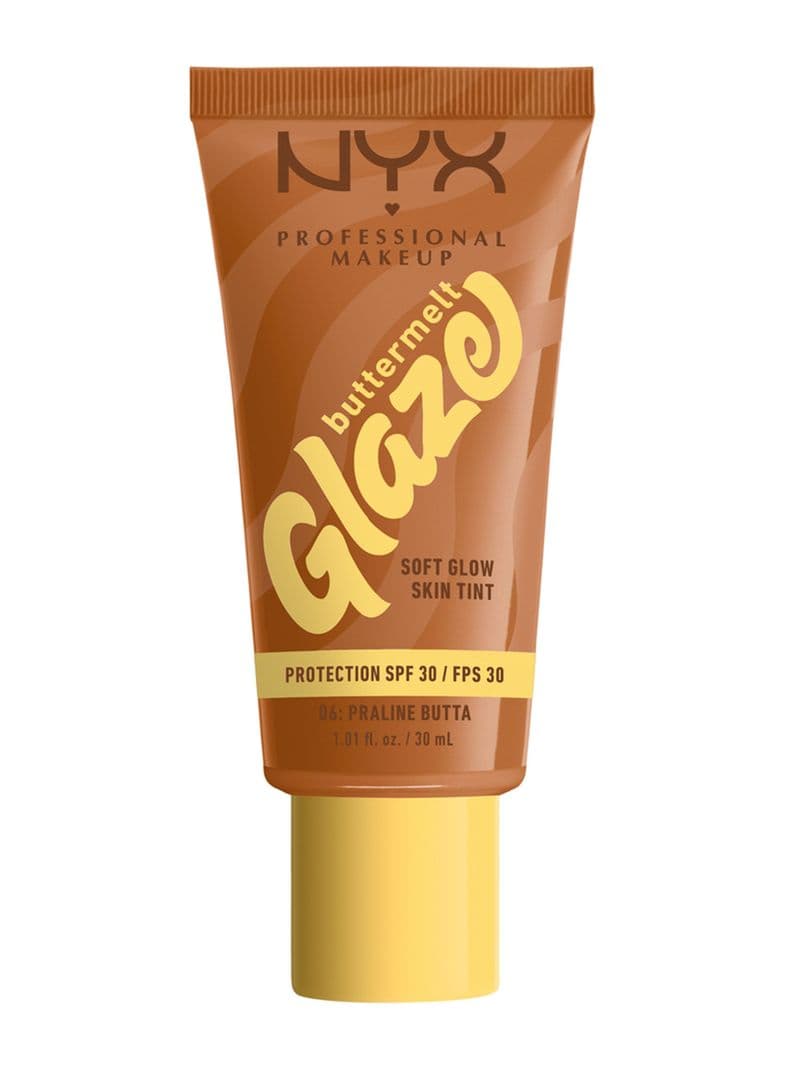 Buttermelt Glaze Soft Glow Skin Tint FPS 30 ml Praline Butta NYX Professional Makeup