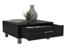 Mesa de Centro Beijin 60x60x26 cm TuHome Cafe Oscuro