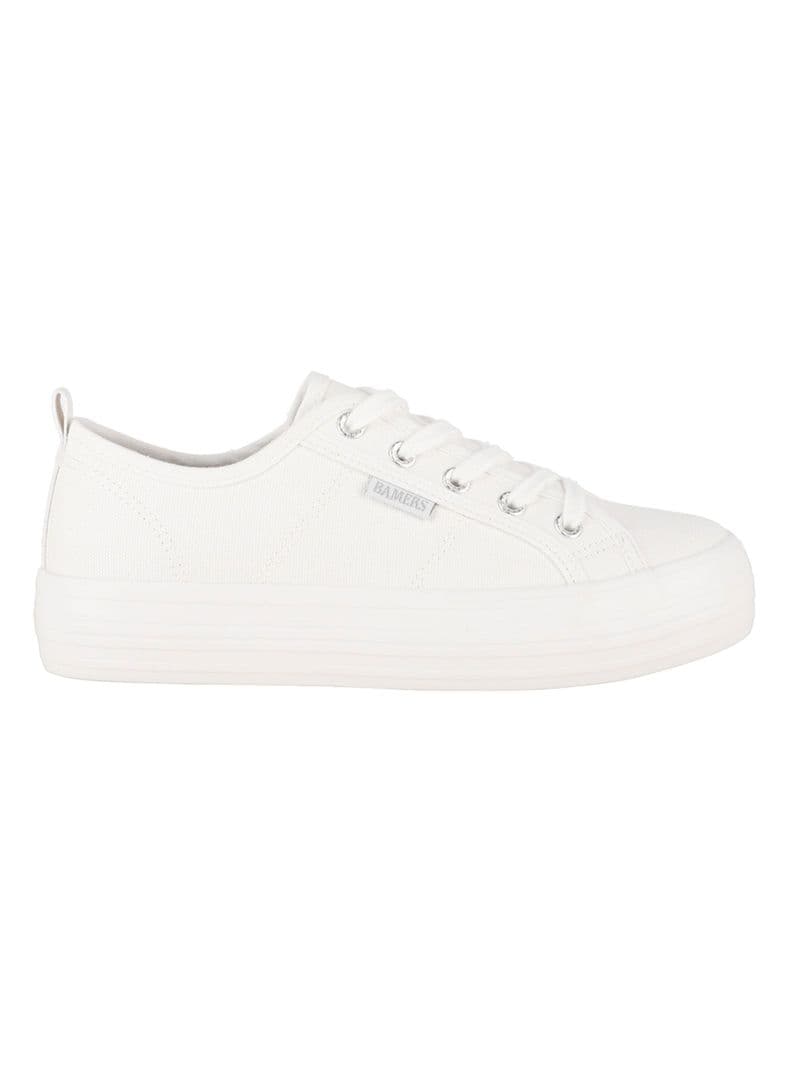 Zapatilla Urbana Canvas Logo Mujer Blanco 37
