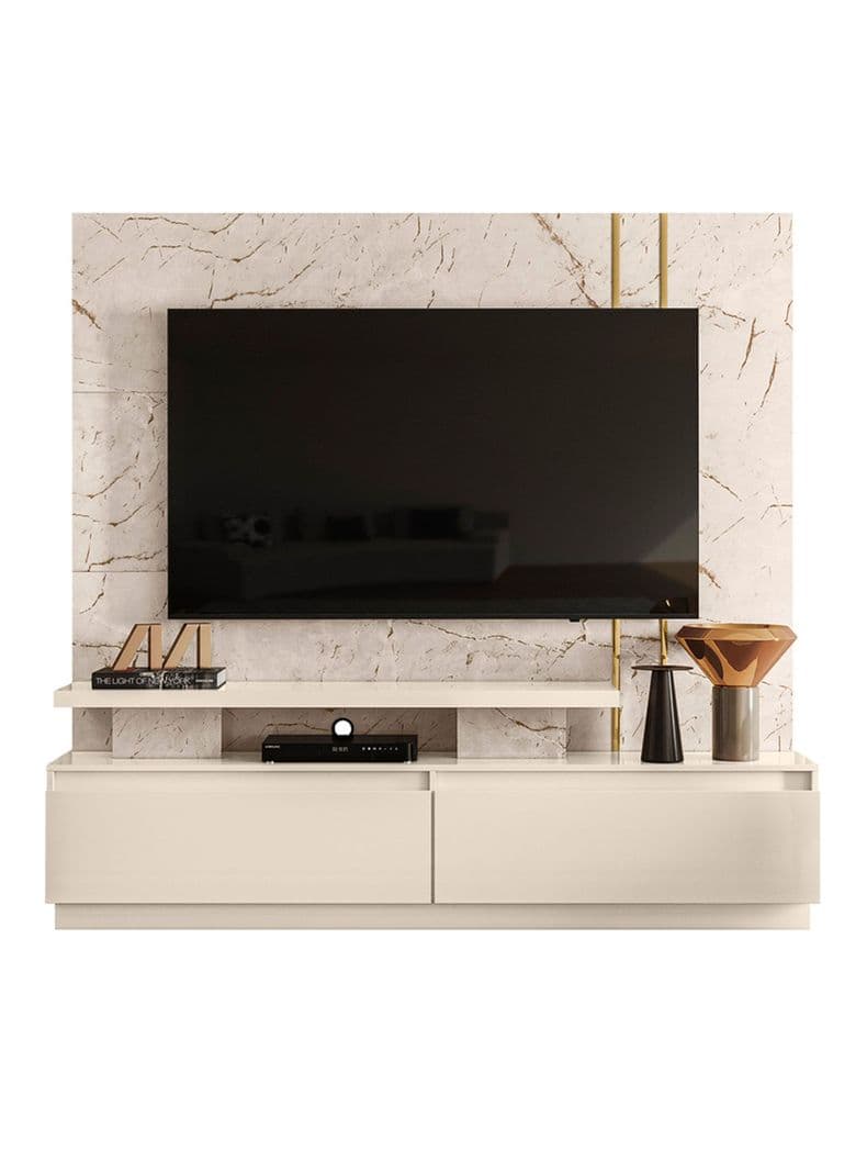Home TV 75" New Apolo Calacata Off White