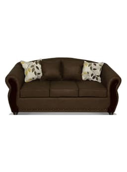 Sofa Bartolucci Tela 3 Cuerpos Cafe