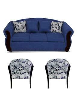 Living Bartolucci Tela 5 Cuerpos Azul
