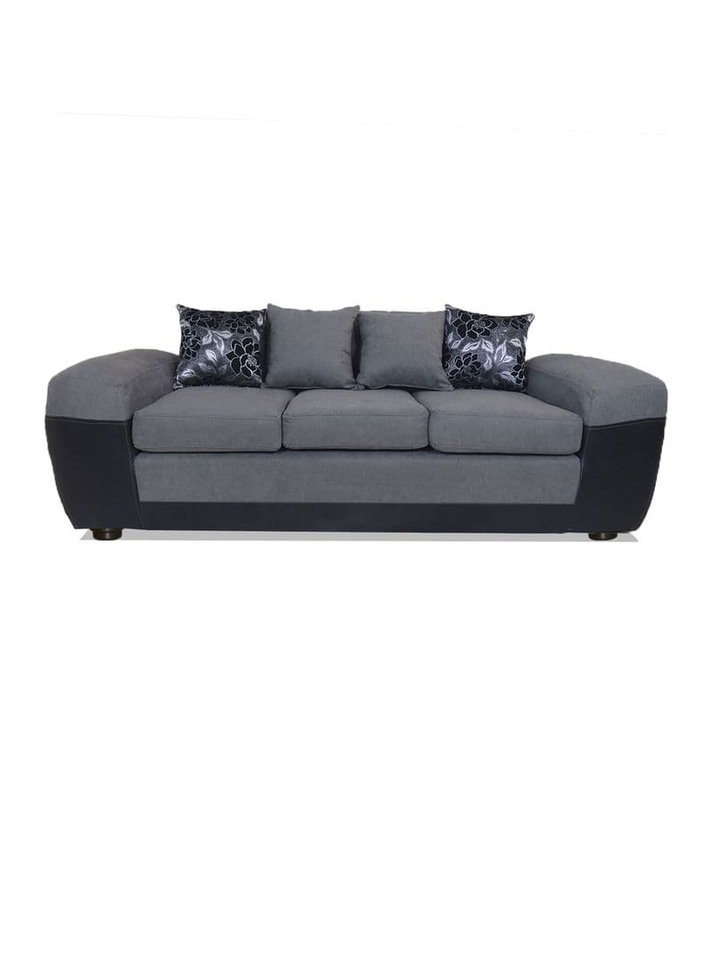 Sofa Houston Tela-PU 3C Gris