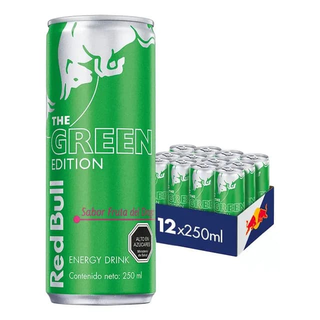 Red Bull Bebida Energetica Fruta Del Dragon 250ml (12 Latas)
