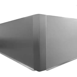 Zocalo De Pvc 150mm Aluminio 3 Mts Dvp