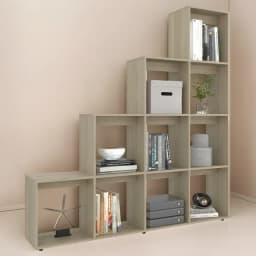 Biblioteca Forma Escalera Fm-002c - Cafe Claro