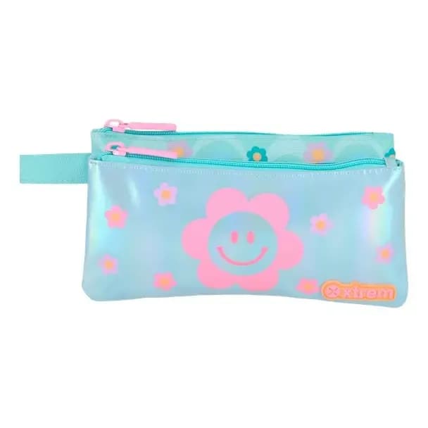 Estuche Xtrem Trinity 6xt Flores Celeste