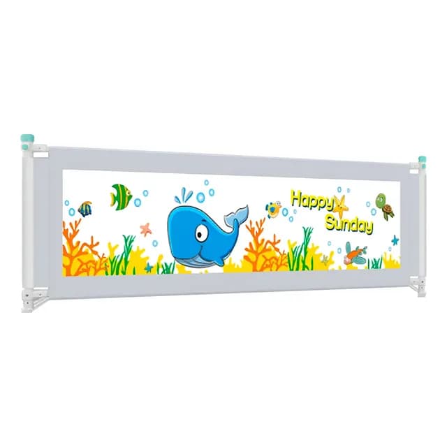 Baranda De Cama Seguridad Para Bebe Plegable 150cm/ M.o.