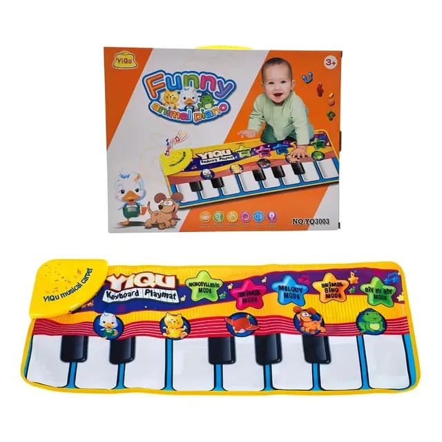 Alfombra Musical Fliperex Funny Animal Piano Aprendizaje Bebes