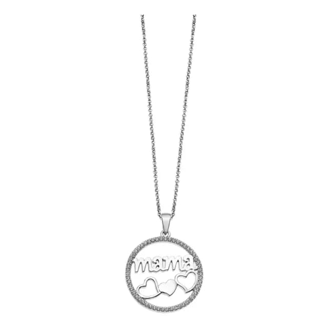 Collar Lp1809-1/1 Lotus Silver Mujer Mothers Love