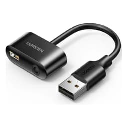 Ugreen Adaptador De Audio Usb A A Usb-c + Aux 3,5 Mm