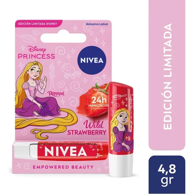 Balsamo Labial Nivea Edicion Limitada Rapunzel X 4,8 Gr
