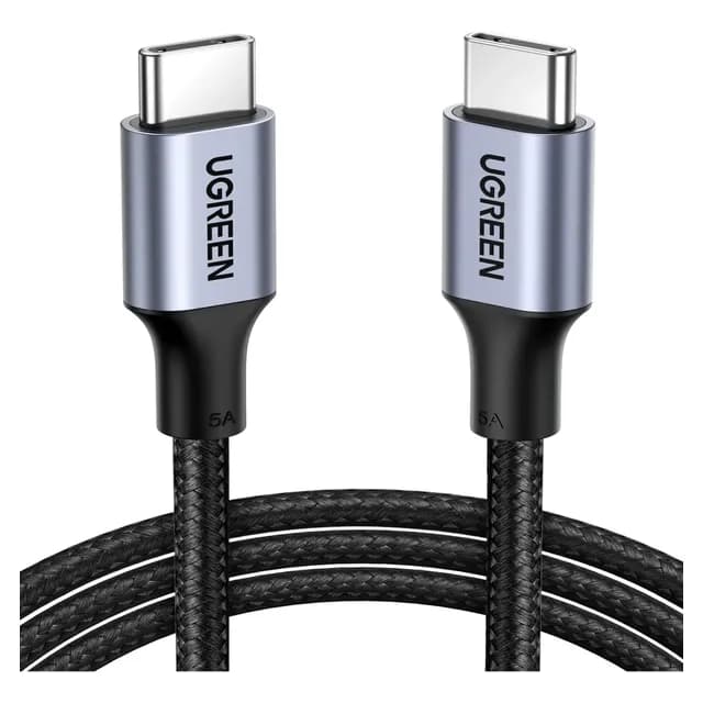 Ugreen Cable De Datos Usb-c 2.0 A Usb- C 2.0 5a 1m Gris