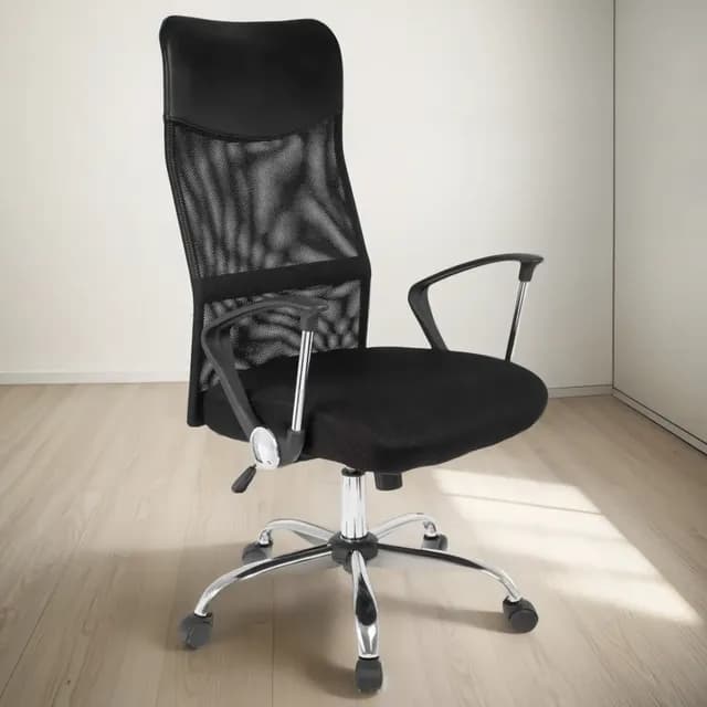 Silla Ejecutiva Malla 122x55x64 Cm Negra