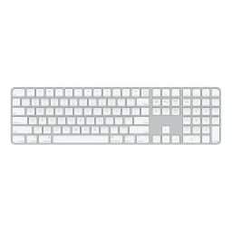 Apple Magic Keyboard Con Touch Id Y Teclado Numerico Espanol Idioma Espanol Latinoamerica Color Del Teclado Plata