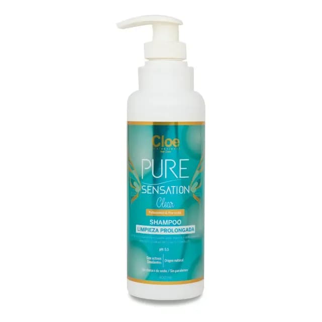 Shampoo Pure Sensation Clear Limpieza Prolongada Cloe 400ml