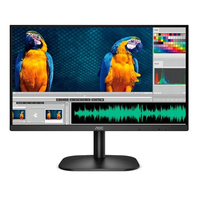 Monitor Aoc 24 Hdmi Ultra Delgado Fhd 75hz Panel Va 24b2xhm