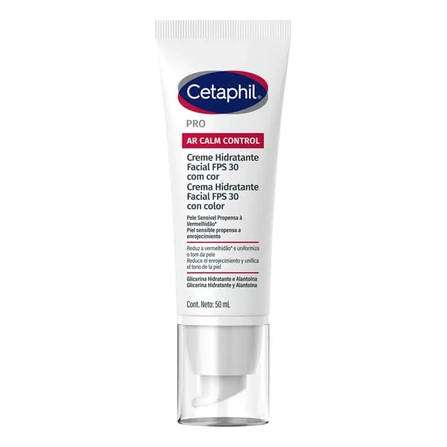 Crema Hidratante Facial Anti-rojeces Cetaphil Pro Ar Fps 30 con color Piel sensible Tendencia a la rosacea