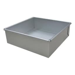 Molde Aluminio Cuadrado 16 Cm Base Desmontable