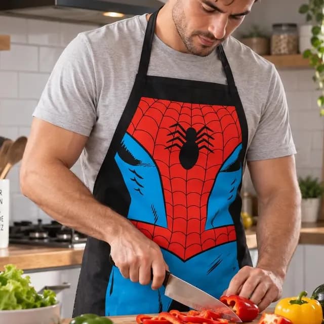 Delantal Cocina Spiderman Hombre Arana